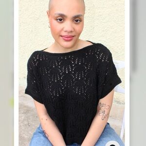 Curator Sf Rosey Sweater Black, Small